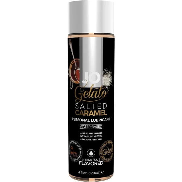 JO Gelato Water Based Flavored Lubricant Salted Caramel 4oz