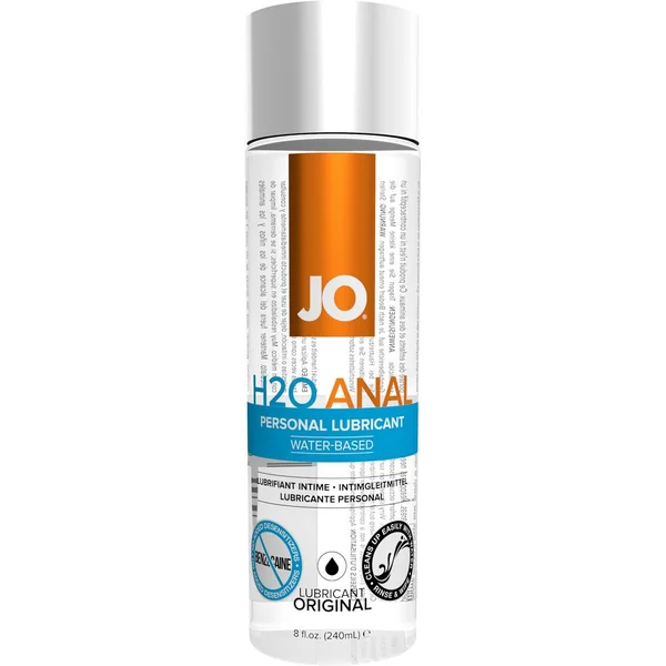 Jo H2O Anal Water Based Lubricant 8 Ounce