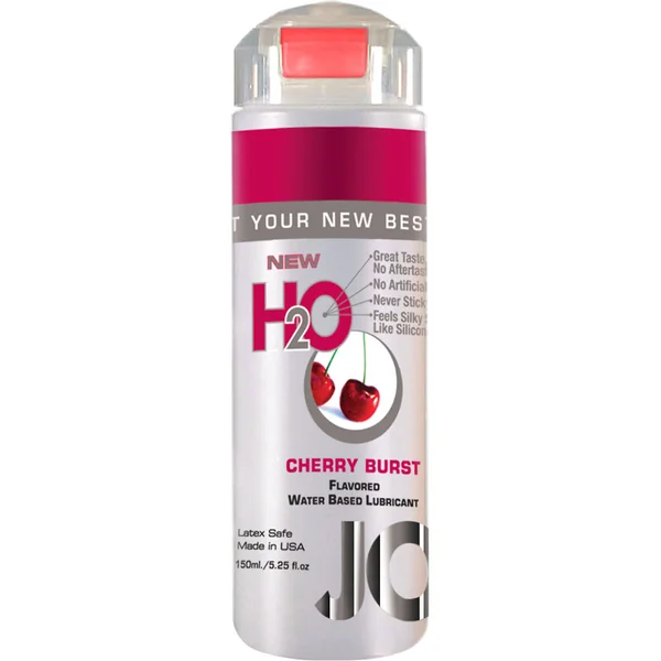 Jo H2O Flavored Water Based Lubricant Cherry Burst 4 Ounce