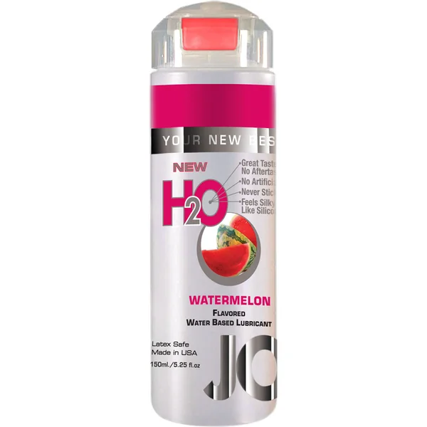 Jo H2O Flavored Water Based Lubricant Watermelon 4 Ounce