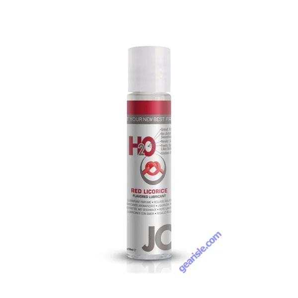JO H2O Red Licorice Flavered Lubricant 1 fl.oz/ 30ml Travel Size