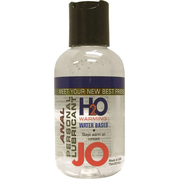 Jo H2O Warming Anal Water Based Lubricant 2.5 Ounce