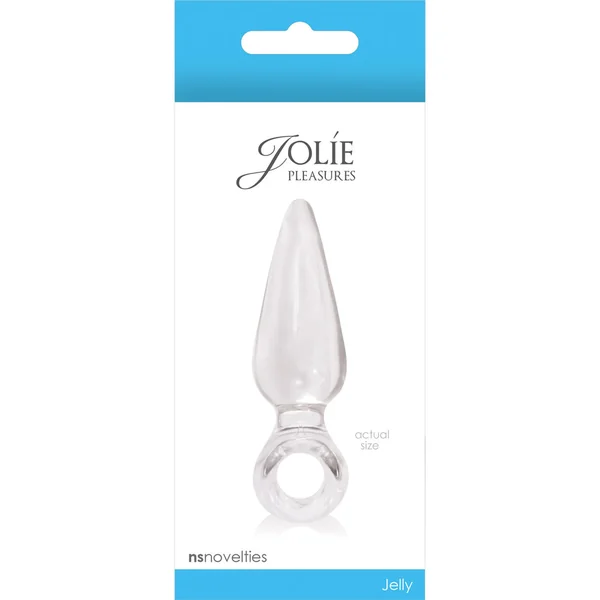 Jolie Pleasures Jellie Mini Buttplug Clear 2.25 Inch