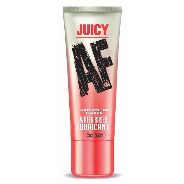 Juicy AF Water Based Flavored Lubricant Watermelon 2oz.