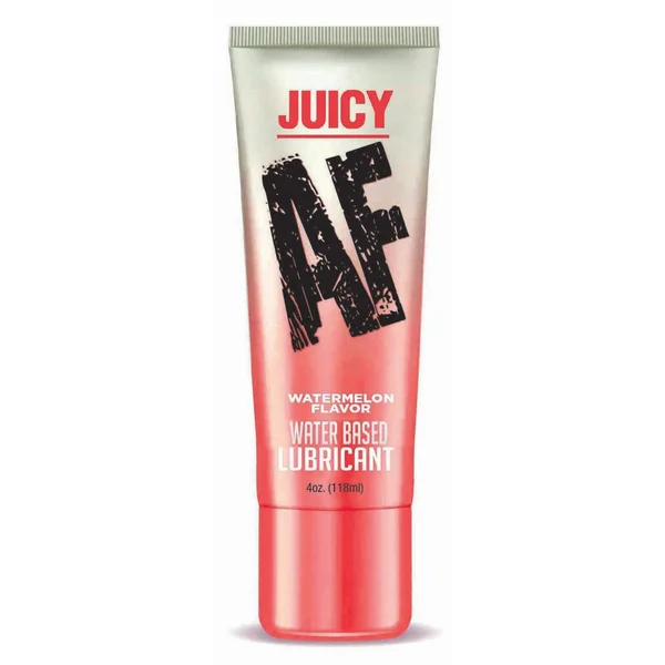 Juicy AF Water Based Flavored Lubricant Watermelon 4oz