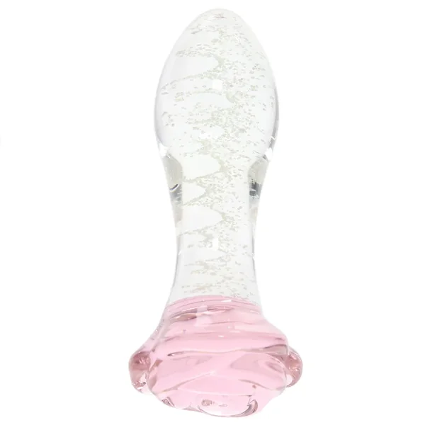 Juicy Glass Glowing Rose Bud Plug