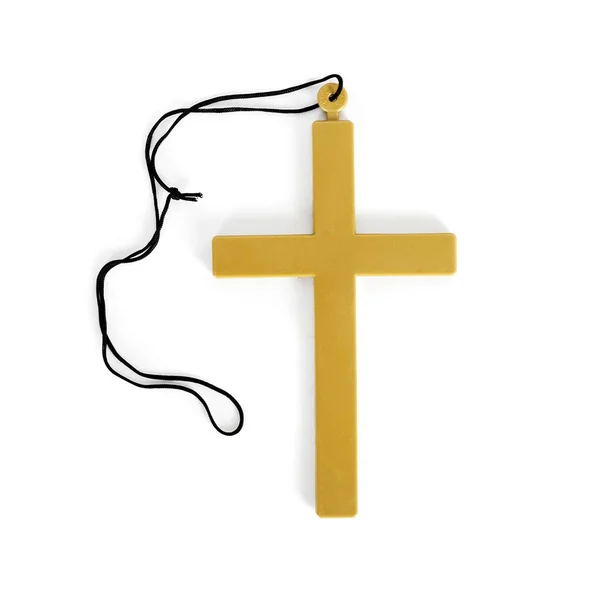 Jumbo Gold Cross Necklace