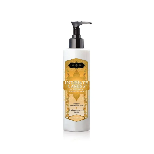 Kama Sutra - Intimate Caress Shave Creme - 8.5oz - Sweet Honeysuckle