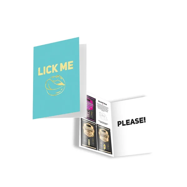 Kama Sutra Naughty Notes Greeting Card Lick Me