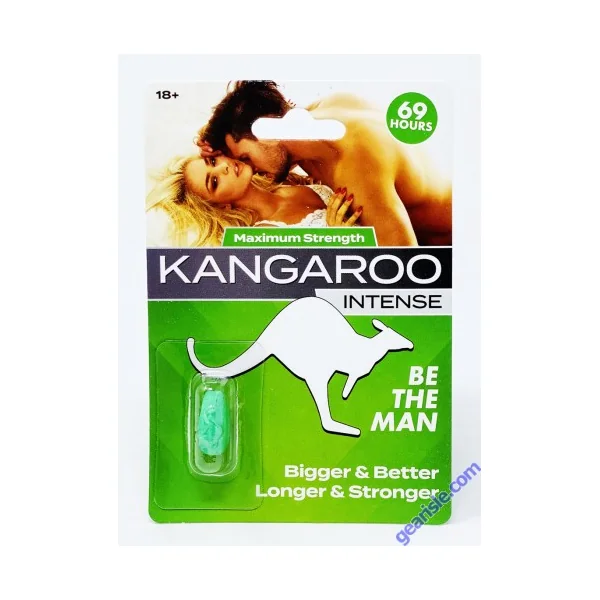 Kangaroo Pill Max Strength Sexual Enhancer For Him Easy To Be A Man