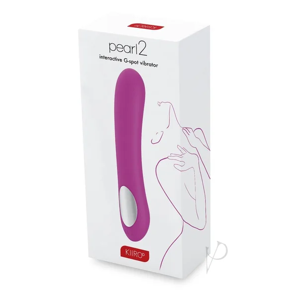 Kiiroo Pearl2 G-Spot Silicone Vibrator - Purple