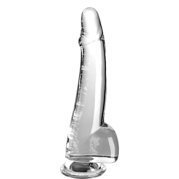 King Cock Clear 10" Cock with Balls