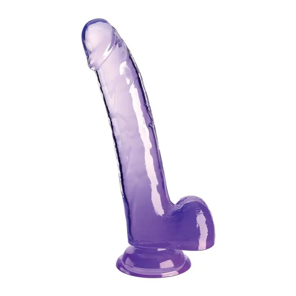 King Cock Clear Dildo with Balls