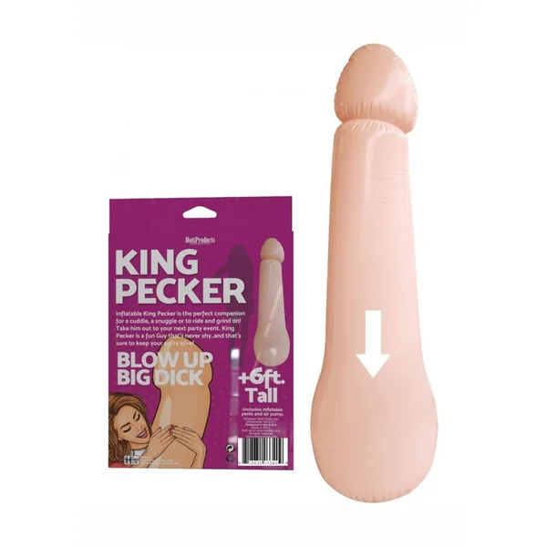 King Pecker Inflatable 5ft – Vanilla