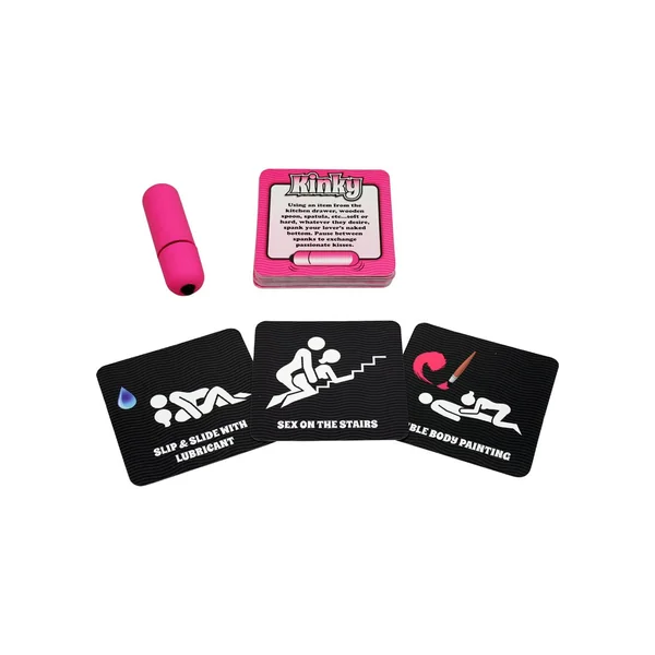 Kinky Vibrations Game With Waterproof Bullet Vibrator