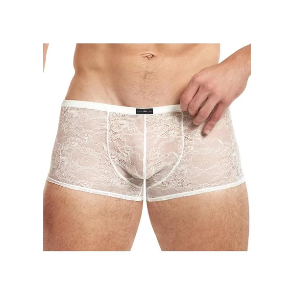 Lace King Lace Boxers – Large/XLarge – White