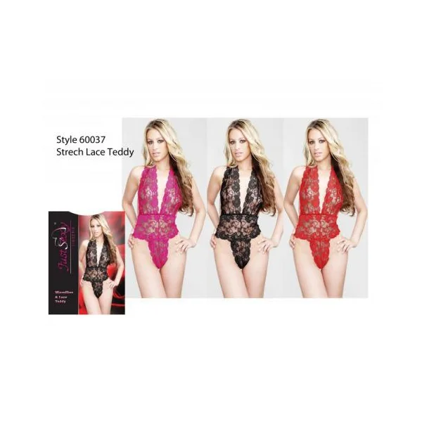 Lace Teddy Pink L/Xl