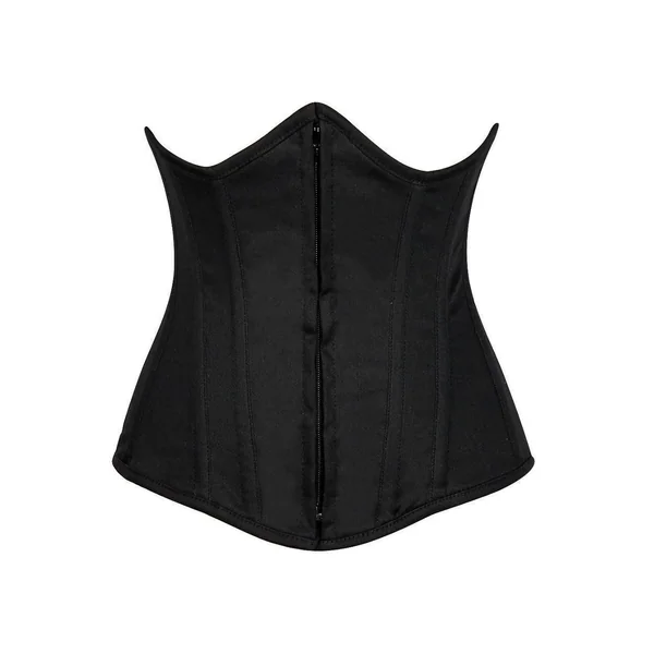 Lavish Black Cotton Underbust Corset