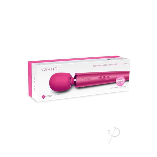 Le Wand Rechargeable Silicone Massager - Magenta