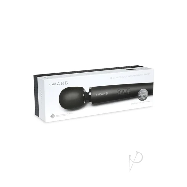 Le Wand Rechargeable Silicone Massager - Matte Black