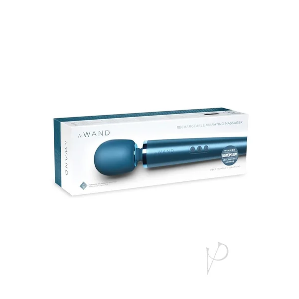 Le Wand Rechargeable Silicone Massager - Pacific Blue