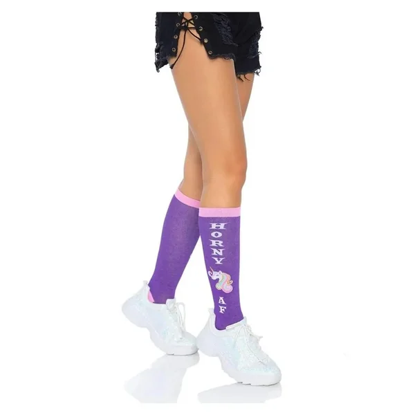 Leg Avenue Horny AF Knee Socks