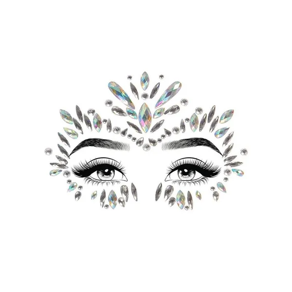 Leg Avenue Iris Face Jewels Sticker