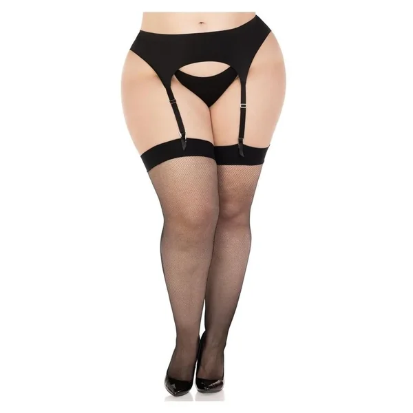Leg Avenue Micro Net Spandex Stockings – 1x-2x