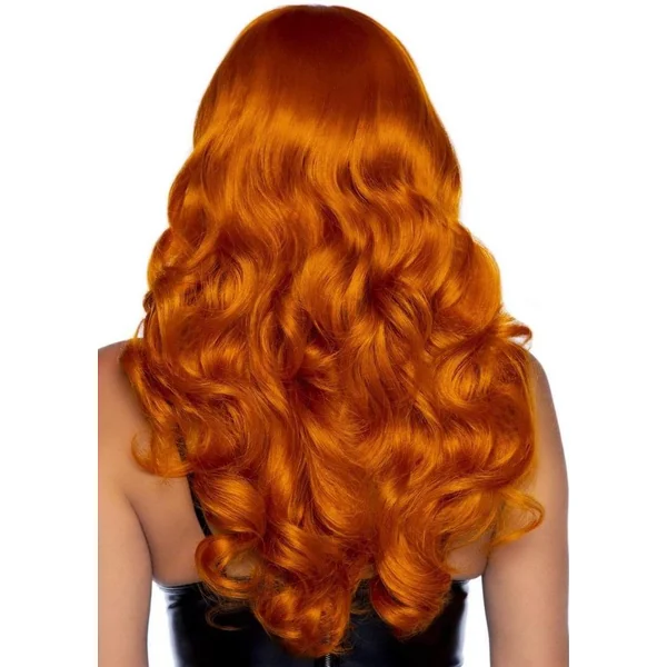 Leg Avenue Misfit Long Wavy Bang Wig – OS – Ginger