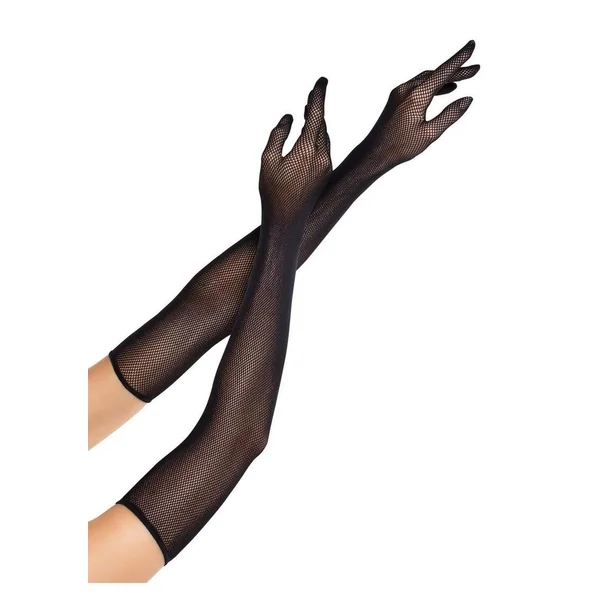 Leg Avenue Opera Length Fishnet Gloves Sexy Fetish Wear