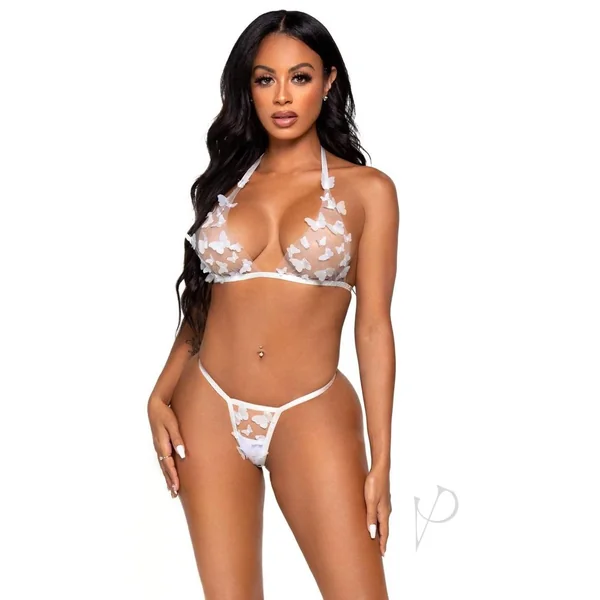 Leg Avenue Sheer Butterfly Sexy Women Lingerie Set