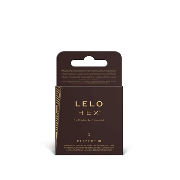 LELO Hex Respect XL Condoms 3pk