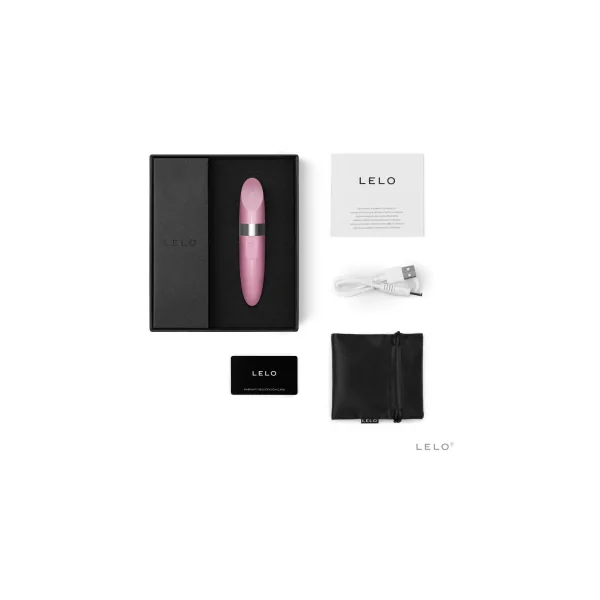 LELO MIA 2 Rechargeable Lipstick Vibrator, Petal Pink