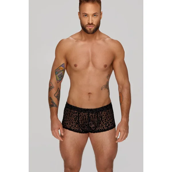Leopard Flock Short-Shorts