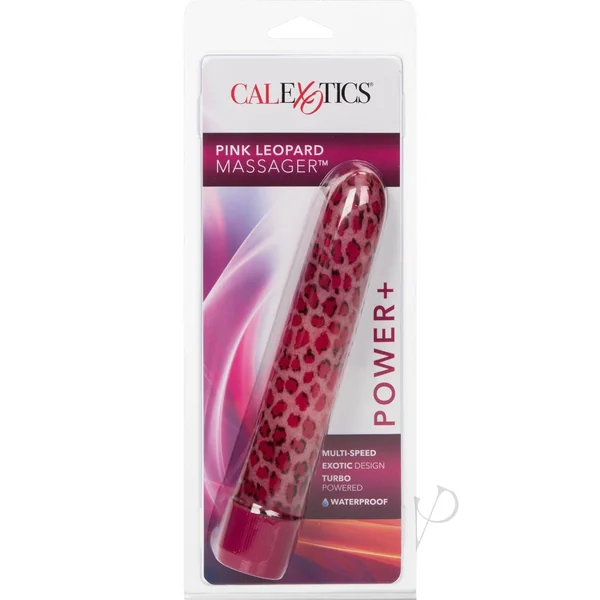 Leopard Massager Vibrator - Pink