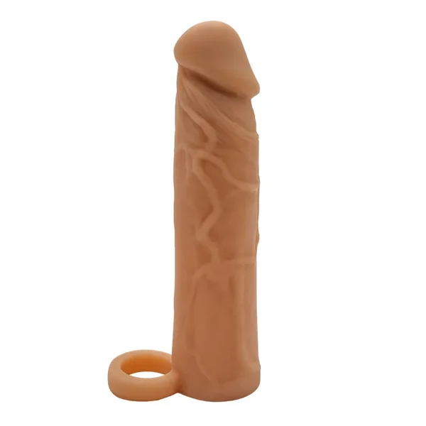 Leto 6″ Realistic Liquid Silicone Penis Extension Sleeve