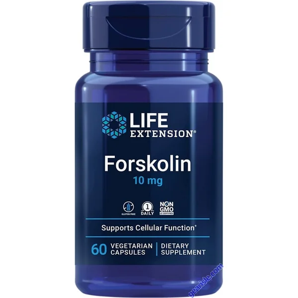 Life Extension Cellular Energy Forskolin 10mg 60 Veggie Caps