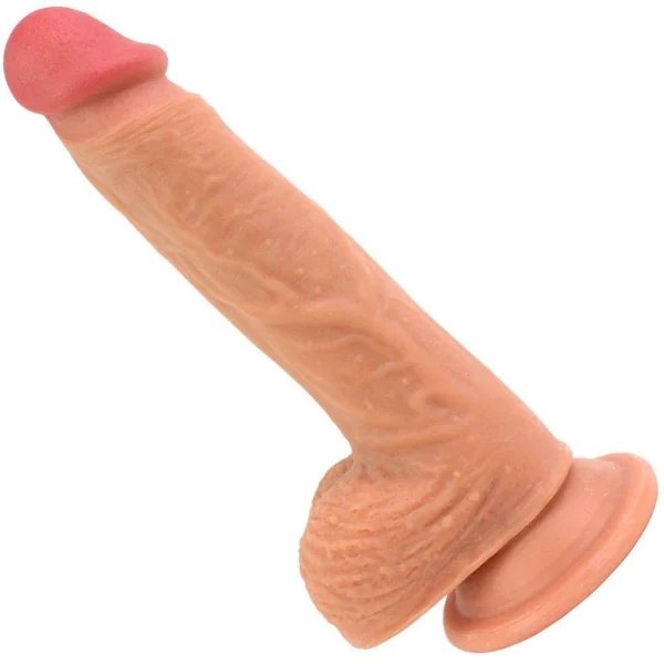 Lifelike 8.5 Inch Silicone Dong - Incredible G-Spot Stimulation!