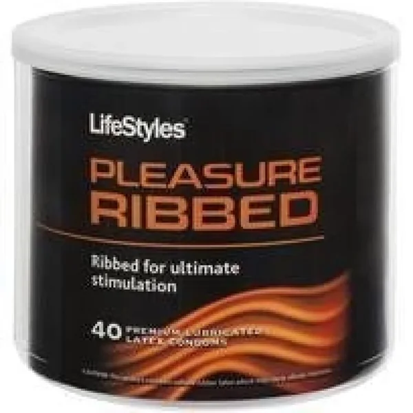 Lifestyles Pleasure Ribbed 40pc Bowl