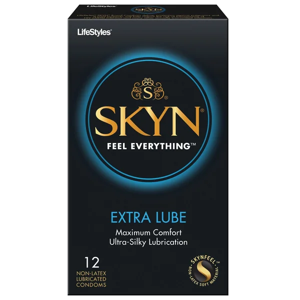 Lifestyles SKYN Extra Lubricated Condoms - Box of 12