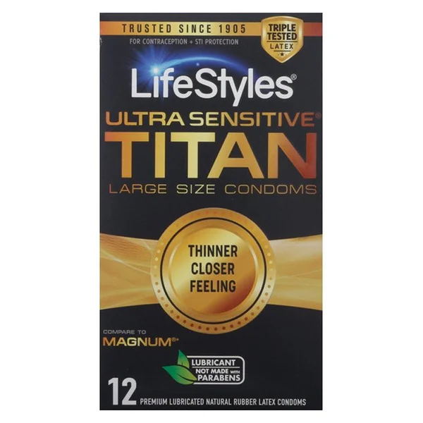 LifeStyles Ultra Sensitive Titan Condoms