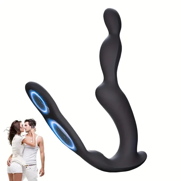 Locking Vibrating Massager Anal Protector Vibrating Retractable Anal Plug