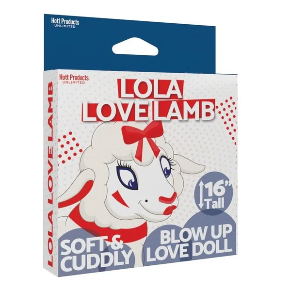 Lola Love Lamb Inflatable Doll – White