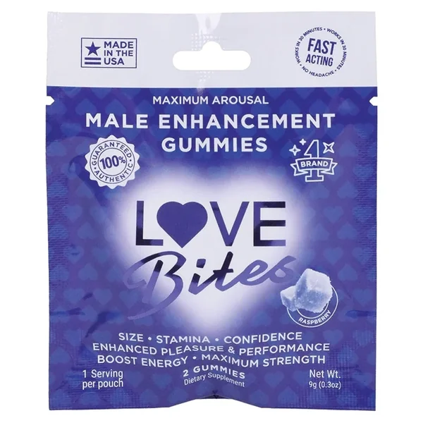 Love Bites Male Sensual Gummies 2pk
