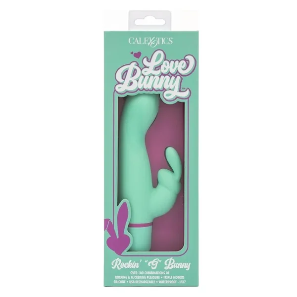 Love Bunny Rockin G Bunny Rechargeable Silicone Rocking Motion G-Spot Rabbit Vibrator