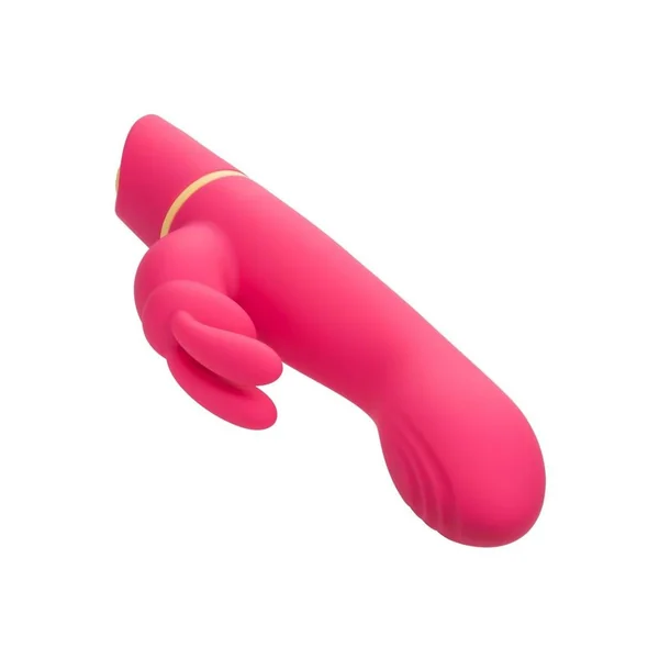 Love Bunny Vibrating G Bunny Rechargeable Silicone Rabbit Vibrator – Pink/Yellow