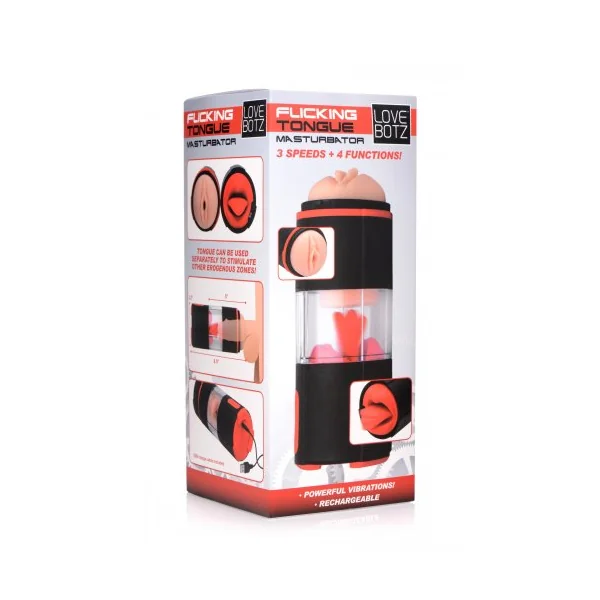 LOVEBOTZ FLICKING TONGUE MASTURBATOR