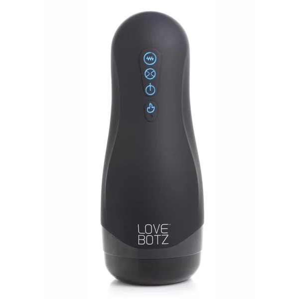 LoveBotz Handheld Milker Rechargeable 15X Sucking Masturbator – Black