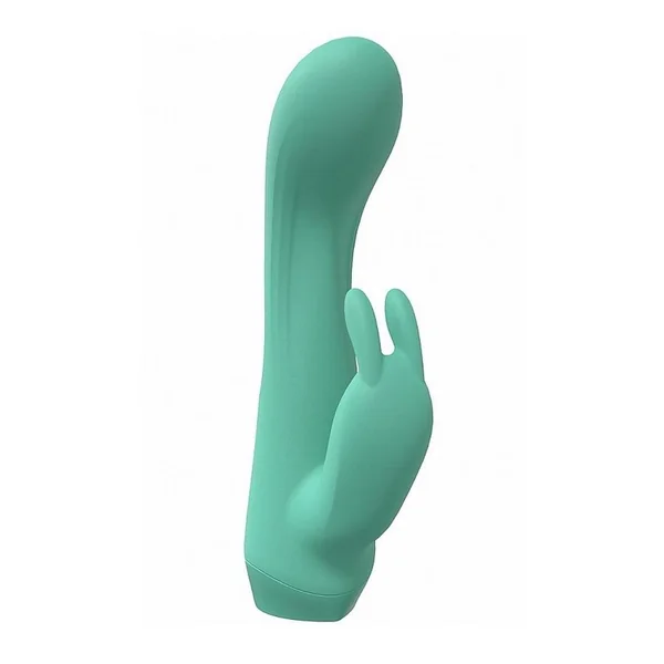 Loveline Enchanted Rechargeable Silicone Dual Motor Rabbit Vibrator – Green