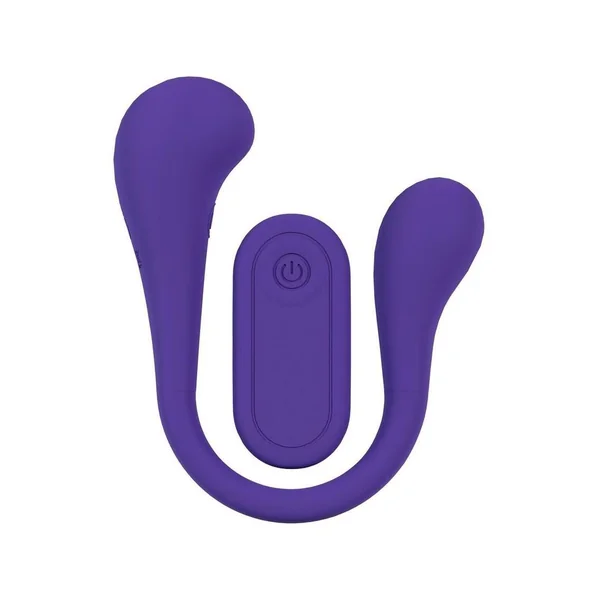 Loveline FlexEase Bend 10 Function Silicone Rechargeable Vibrator – Purple